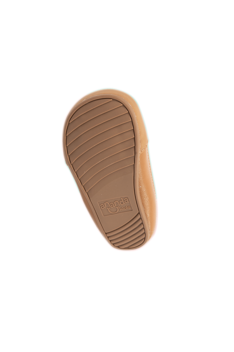 Ergonomic ankle boots for toddlers with non-slip sole in warm Latte color.