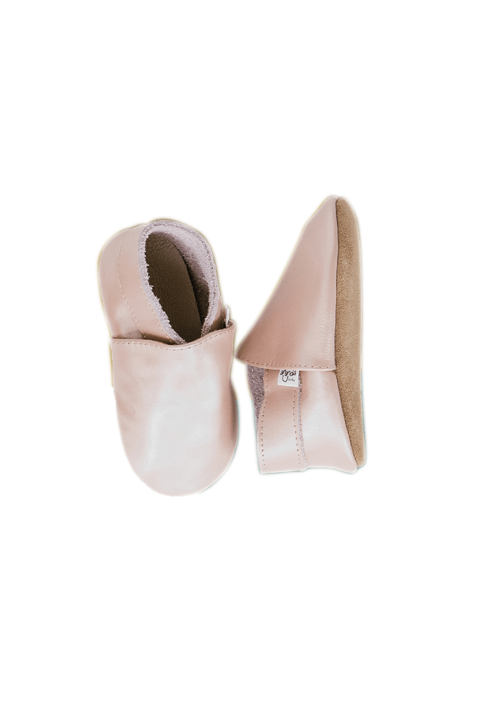 Zapatos ergonómicos para bebé Rose, piel, suela flexible.