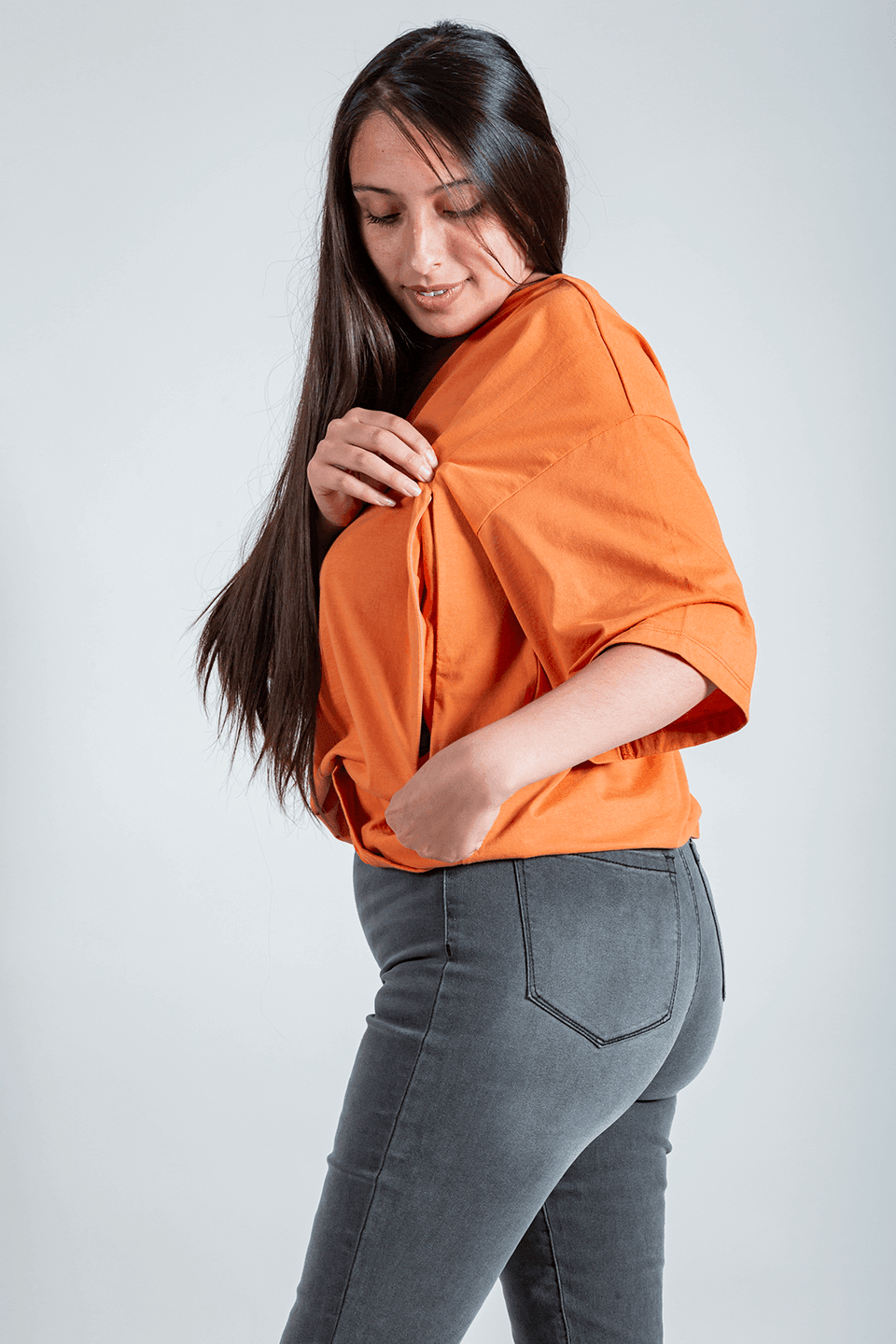 polera de lactancia charlotte oversize