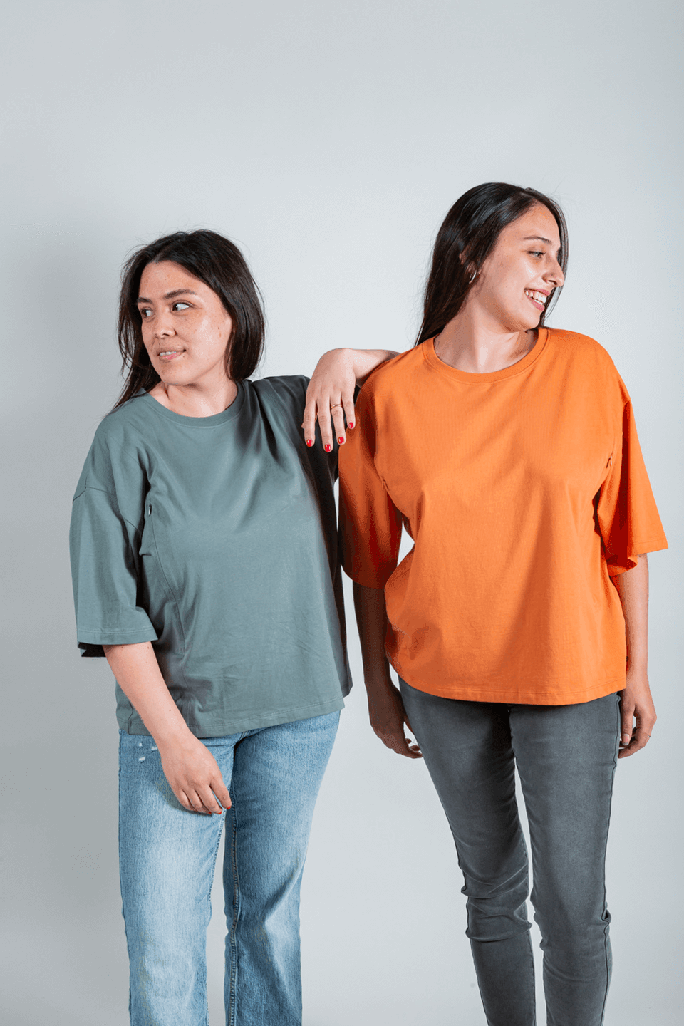 polera de lactancia charlotte oversize