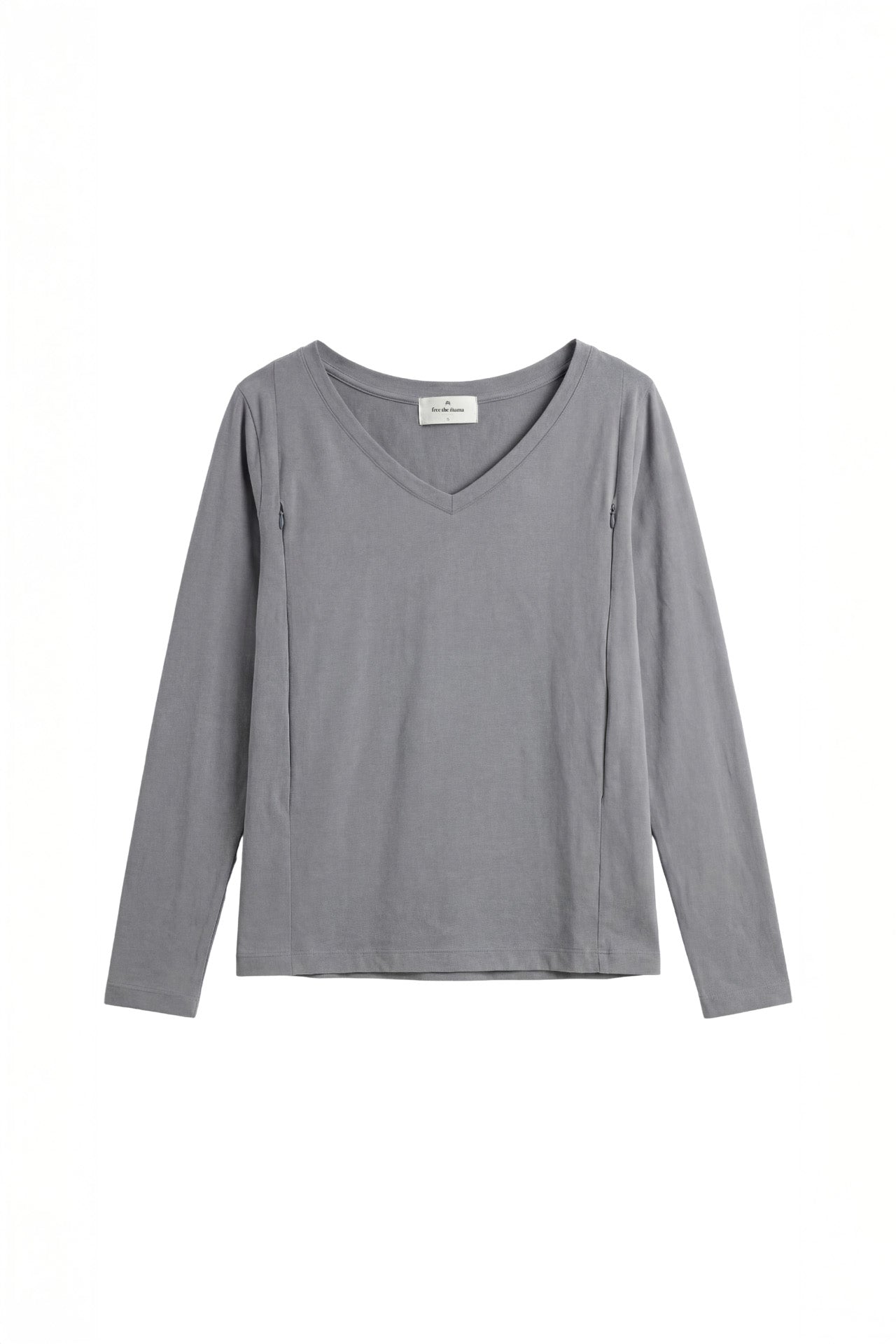 Polera de Lactancia Lara - Manga Larga Cuello V