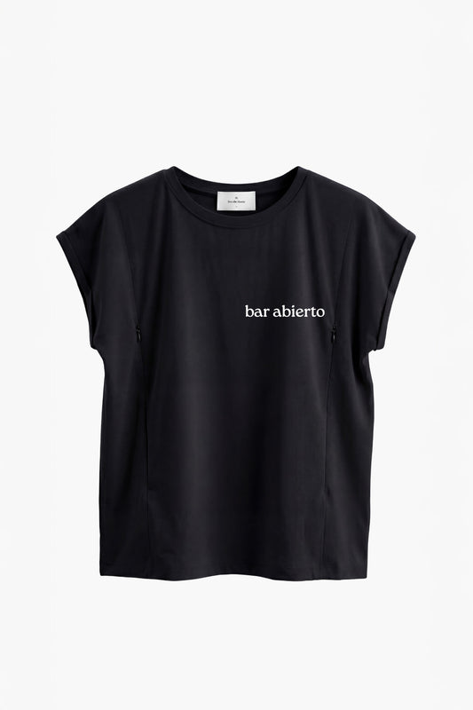 Polera de Lactancia Sahr - Estampado Bar Abierto