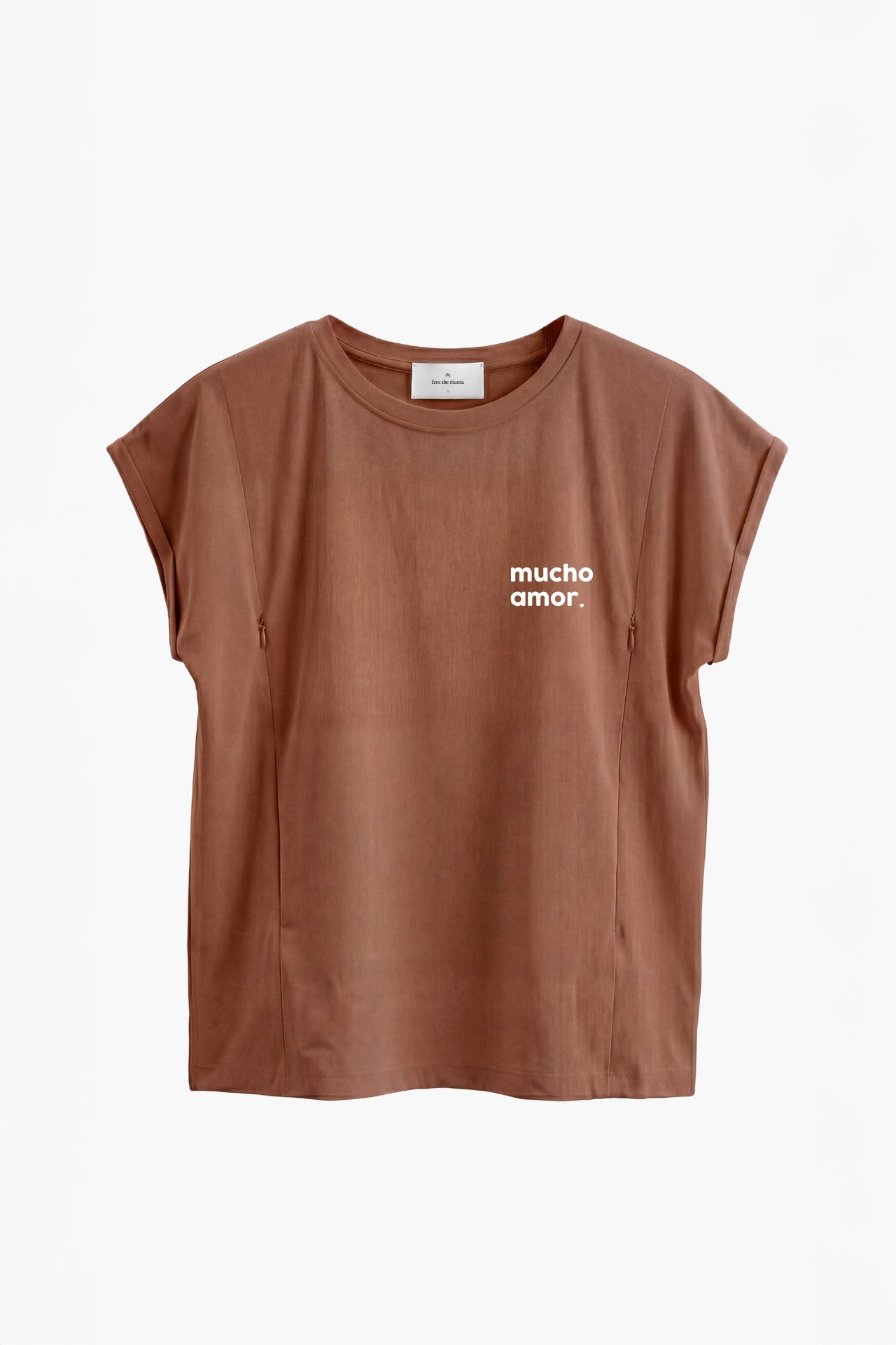 Polera de Lactancia Sahr - Estampado Mucho Amor