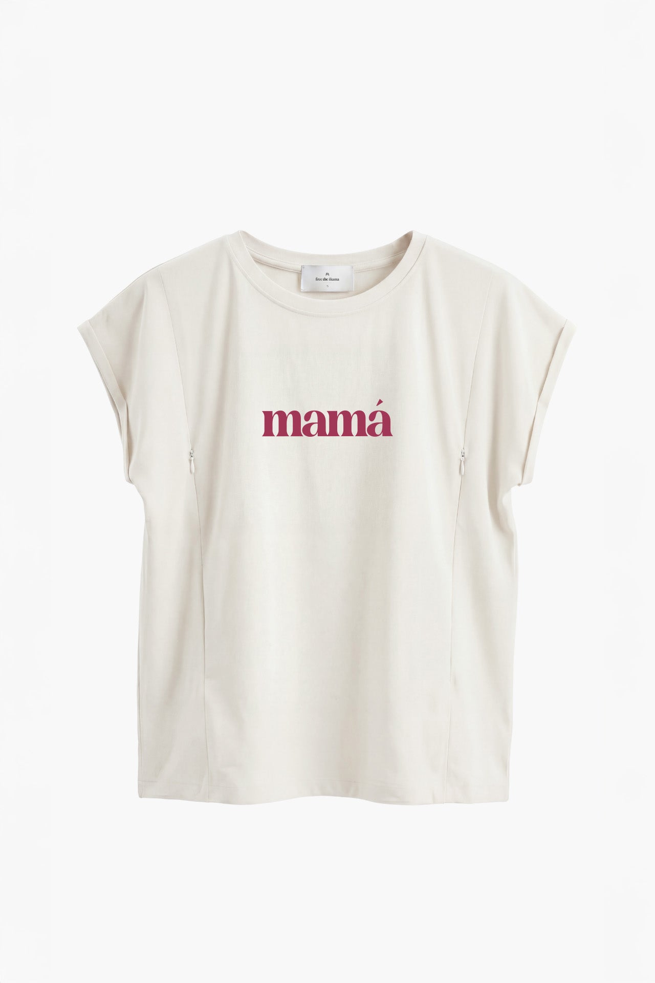 Polera de Lactancia Sahr - Estampado Mamá