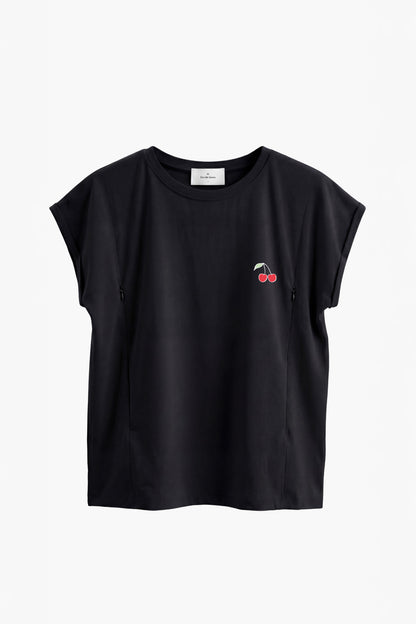 Polera de Lactancia Sahr - Estampado Cherry