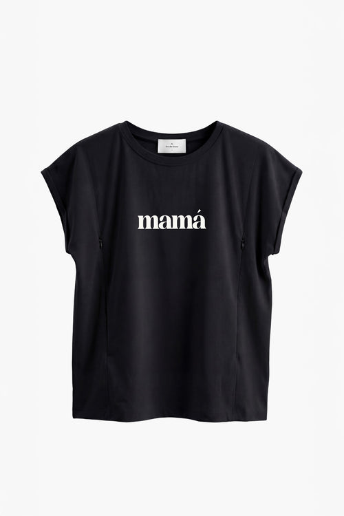 Polera de Lactancia Sahr - Estampado Mamá - freethemama
