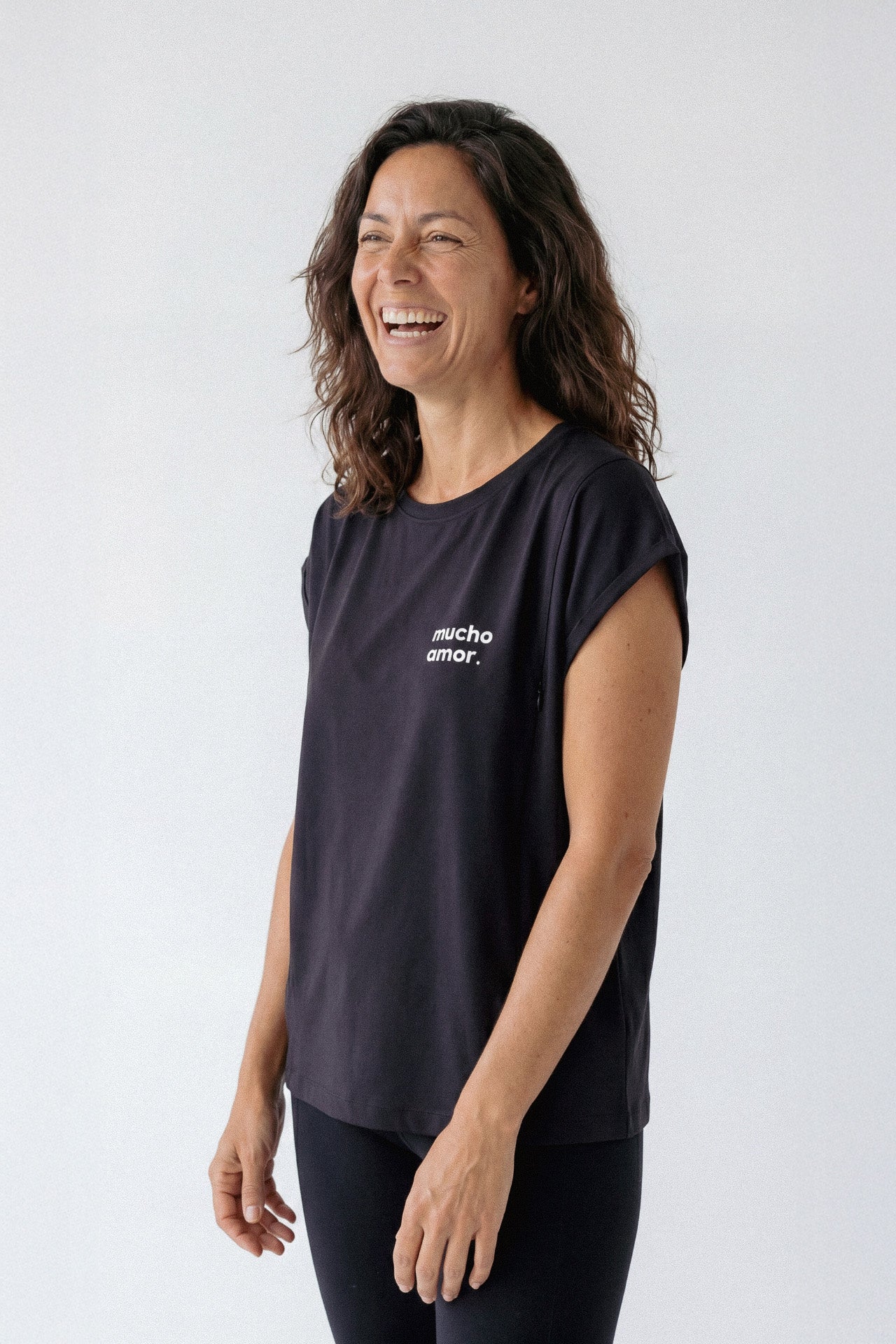 Polera de Lactancia Sahr - Estampado Mucho Amor