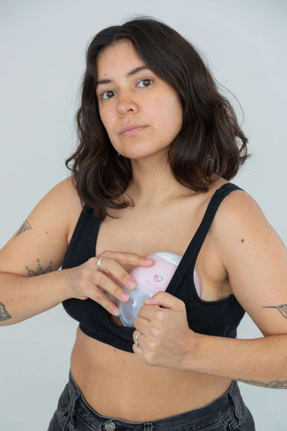 sostén absorbente de lactancia peto y extractor de leche