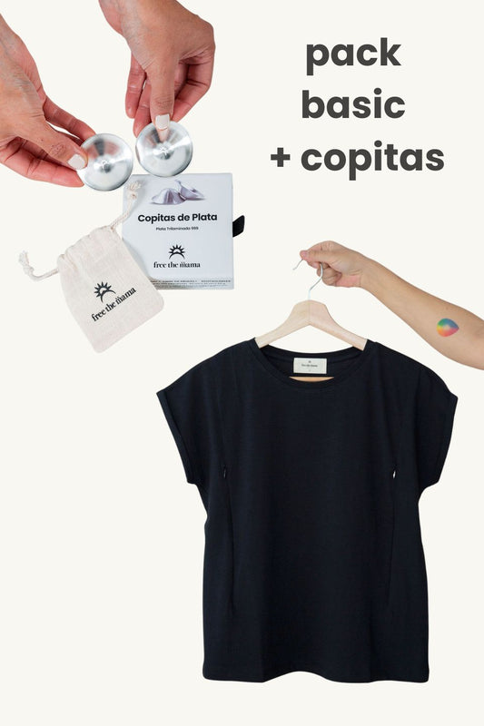 Pack Polera de Lactancia Sahr Basic + Copitas