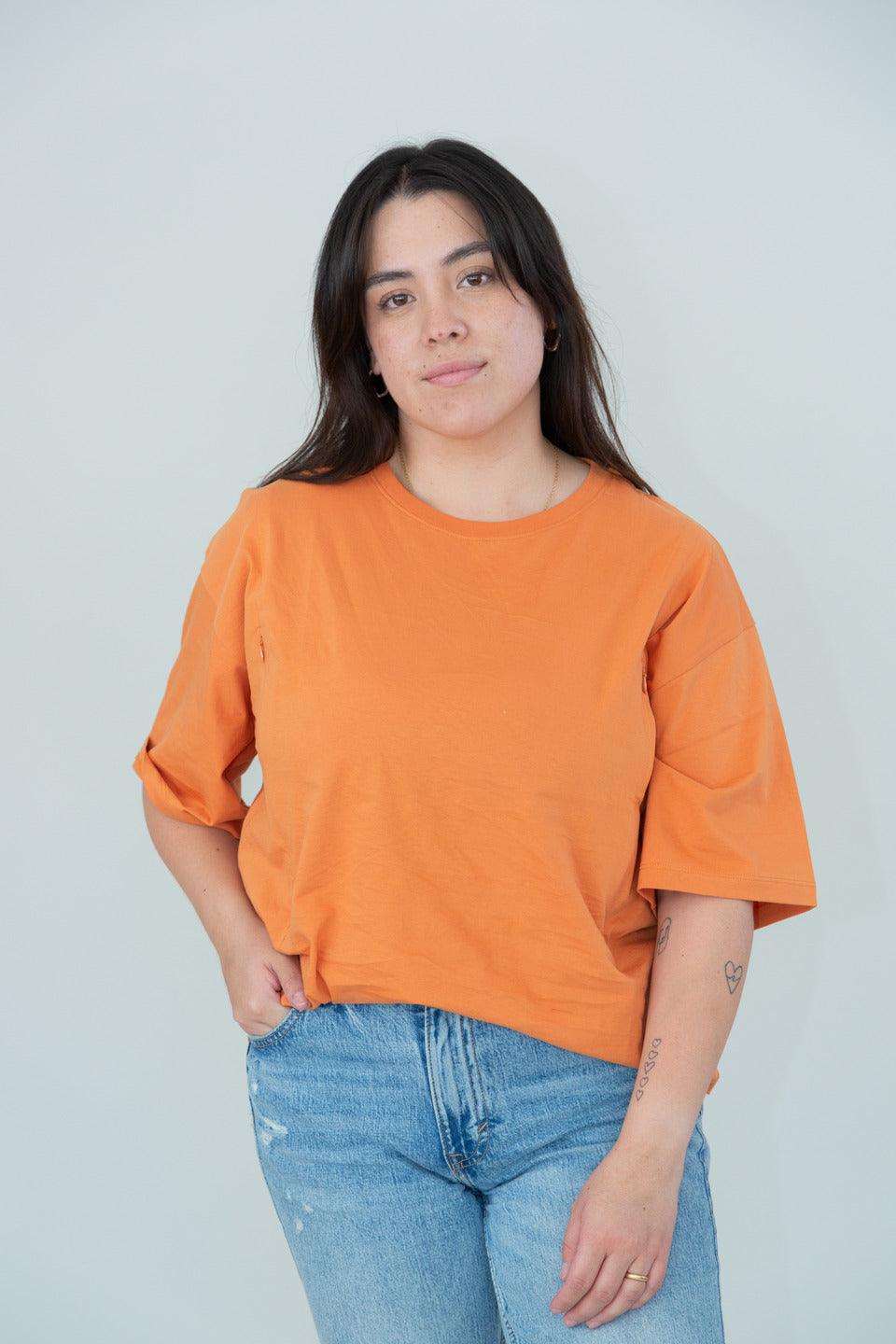 polera de lactancia charlotte oversize