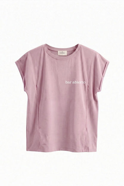 Polera de Lactancia Sahr - Estampado Bar Abierto