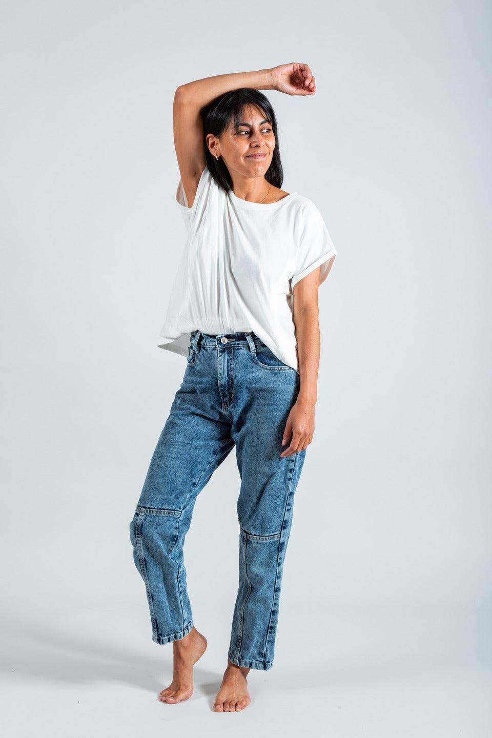 Polera de Lactancia Sahr Blanca - freethemama