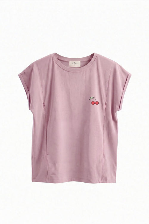 Polera de Lactancia Sahr - Estampado Cherry