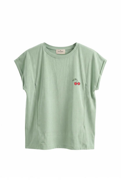 Polera de Lactancia Sahr - Estampado Cherry