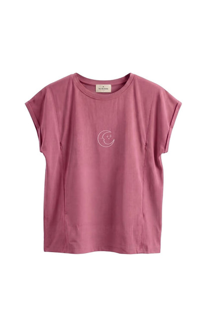 Polera de Lactancia Sahr - Estampado Luna