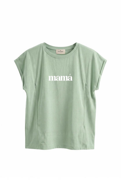 Polera de Lactancia Sahr - Estampado Mamá