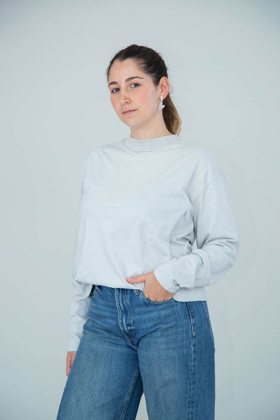 polera de lactancia manga larga