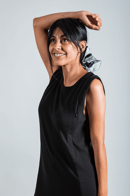 vestido de lactancia negro